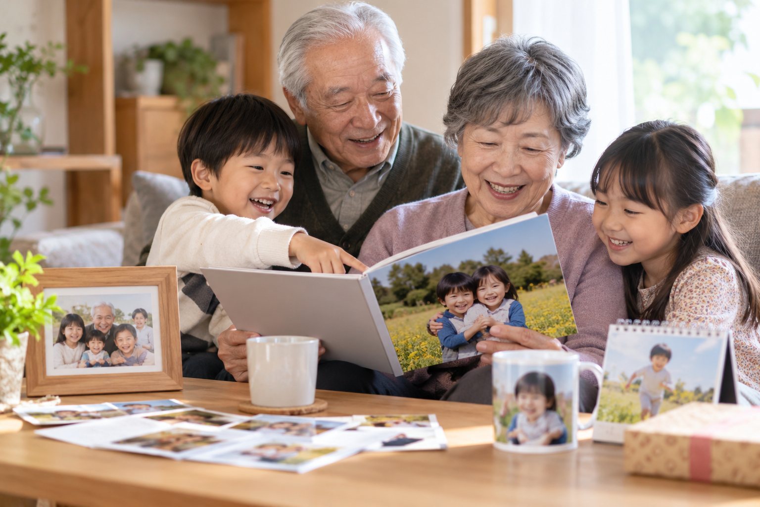 祖父母への写真グッズ。使う場面から決める3つの選び方。を考えるための説明用イメージ
